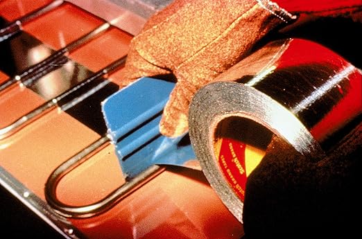 3M 85680 Aluminum Foil Tape, 14 in x 60 yd 4.6 mil, 425, Aluminum Foil, Silver