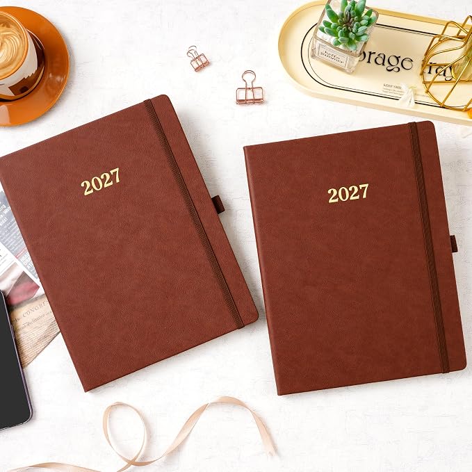 Vondafe 2027 Planner Weekly and Monthly, Jan. 2027 - Dec. 2027, 9" x 11"