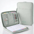 Sturdy 3 Ring Zipper Binder with Strap for School - Beautiful 1 Inch Zip Up Binder with 5-Tab Dividers Holds 420 Sheets, Books & Laptop - Easy to Carry Trapper Keeper Made of Premium Fabrics