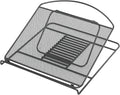 Safco 2161BL Onyx Mesh Adjustable Ventilated Tabletop Laptop Stand, Ergonomic Lift Stand' Black