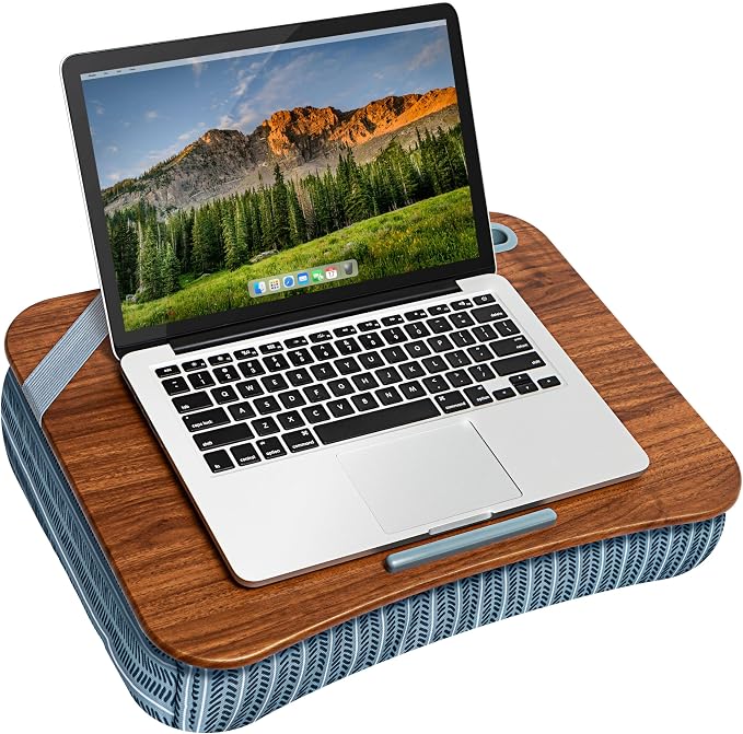 LAPGEAR Designer Lap Desk – Arrow Stripes, 2-Pack with Storage Basket