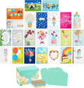 Hallmark All Occasion Cards, Assorted 24-Pack with Organizer (Watercolor)