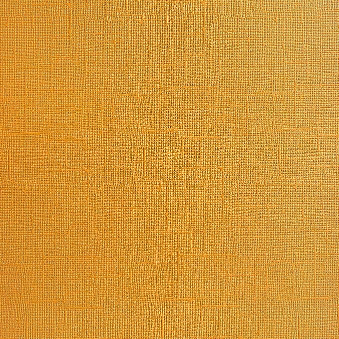 Marigold—12x12 Textured Cardstock | 80lb Textured Orange Scrapbook Paper | Premium Cardstock for Cricut Cutting | 25 Sheets