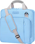 3-Ring Zipper Binder Organizer with Shoulder Strap, 2 Inch Binder | 500 Sheets Zip Up Binder Bag with Multiple Pockets & Storage, Laptop, Books Organizer for School Students and Teachers