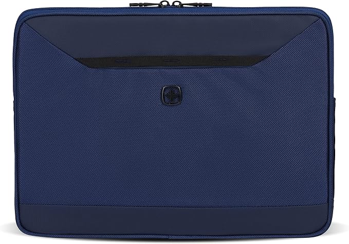 SwissGear Padded Zippered Laptop Sleeve, Micro-Twill Laptop Case with Fleece Lining & Front Webbing
