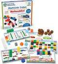 Learning Resources MathLink Cubes Kindergarten Math Activity Set: Mathmobiles 115 Pieces, Ages 5 and Up Kindergarten STEM Activities, Math Activity Set and Games for Kids