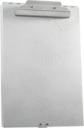 Amazon Basics Metal Clipboard with 2 Storage Compartments, Letter Size, 250 Sheet Capacity, Office Supplies with Self-Closing Latch, 14.1 x 9.2 x 2.6 inches, Silver