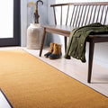 Martha Stewart SAFAVIEH x Collection Area Rug - 2'3" x 8' Runner, Natural & Grey, Sisal & Jute, Ideal for Living Room, Hallway, Foyer, Entryway, Bedroom (MSR9501G)