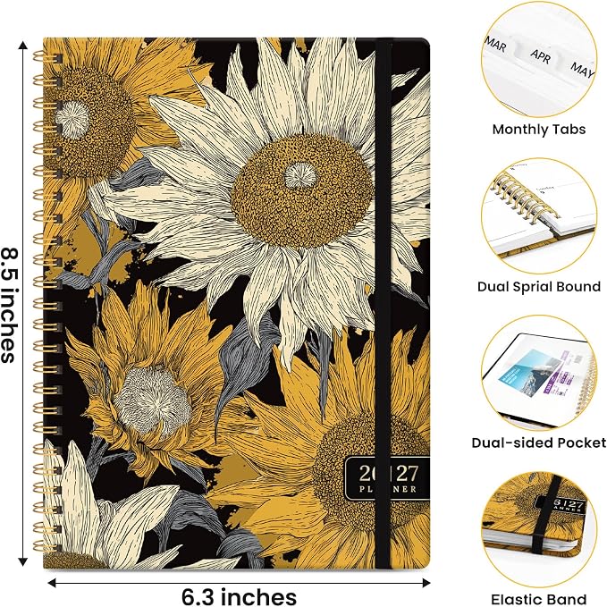 ZOTIA Planner 2026-2027, Jul 2026-Jun 2027 Weekly & Monthly Calendar