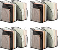 Mind Reader Vertical File Storage, Desktop Organizer, Workspace, Office, Metal Mesh, 6.25" L x 10" W x 12.5" H, Black (Pack of 4)