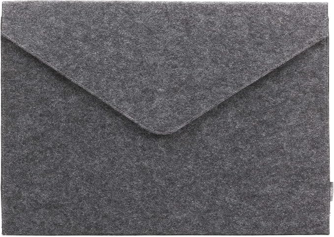 Smead Soft Touch Cloth Expanding File, 2" Expansion, Magnetic Closure, Tabloid Size, Gray (70924)