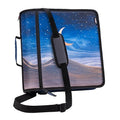 Case-it School Zipper Binder | 3" O-Rings | 600-Sheet | D-146 Desert Night | Mighty Zip Tab, 5-Subject Expanding File Folder, Multiple Pockets, Storage Organizer, Shoulder Strap, Office