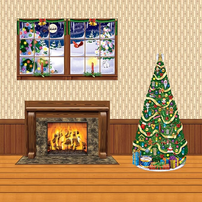 Fireplace Insta-View Party Accessory (1 count) (1/Pkg)