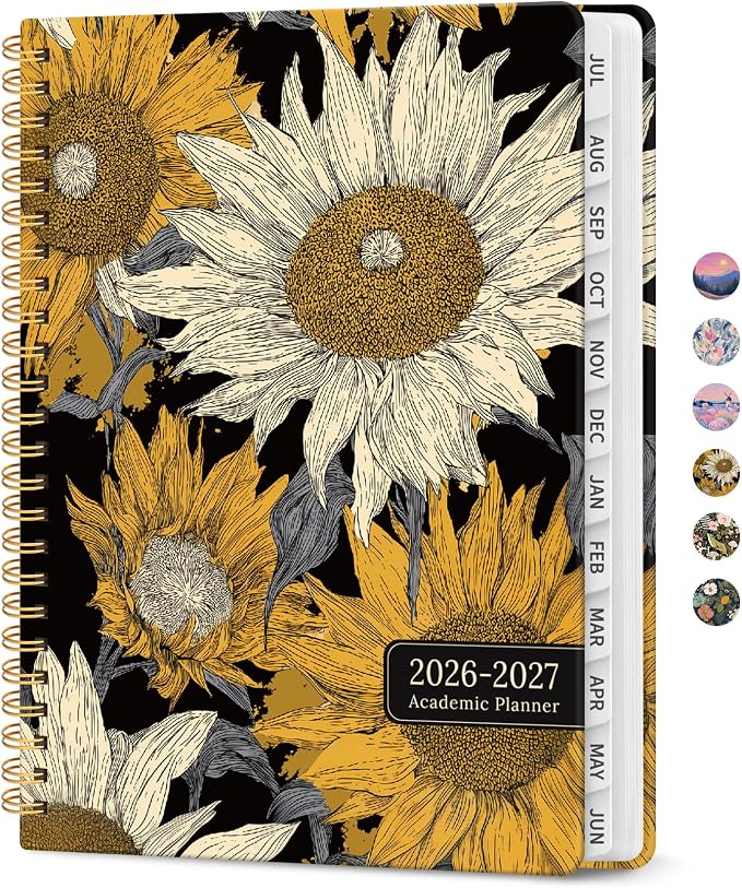 Planner 2026-2027, Monthly & Weekly Jul 2026-Jun 2027 Planner Calendar