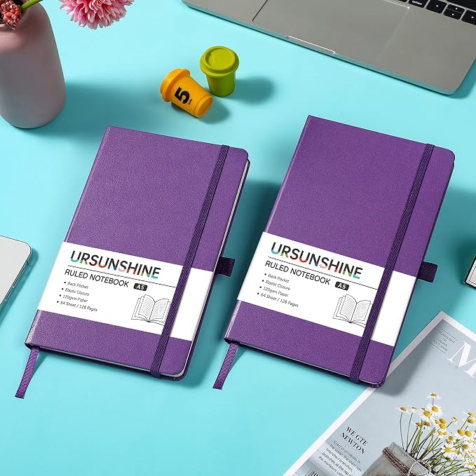 Ruled Notebook/Journal - Classic Lined Journal/Notebook, 5.3'' x 8.26''