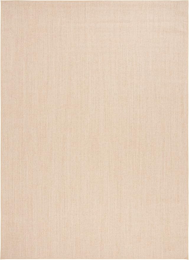 Martha Stewart x SAFAVIEH Area Rug Collection - 8' x 10', Beige & Ivory, Sisal & Jute, Farmhouse Style, Ideal for Living Room, Bedroom, Office, Dining Space (MSR9501C)