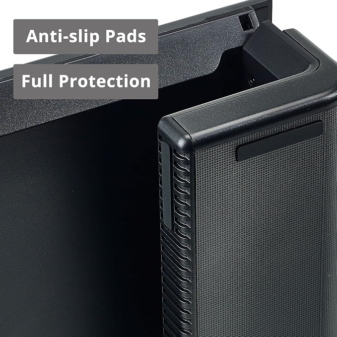 SIIG Foldable Aluminum Laptop Stand, CE-MT2P12-S1 | Raise a 16.5"-20.5" laptop for a more comfortable viewing and typing position; foldable aluminum and height adjustment.