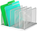 Kuntine.B Desk File Organizer Upright Mesh Desktop Organizer File Sorter Office Organization File Holder for Home, Office & Classroom (Silver, 1 Pack 5-Section) | Vertical, Mesh, Metal, Assembly, Stability, Sturdiness, Organization, Standing