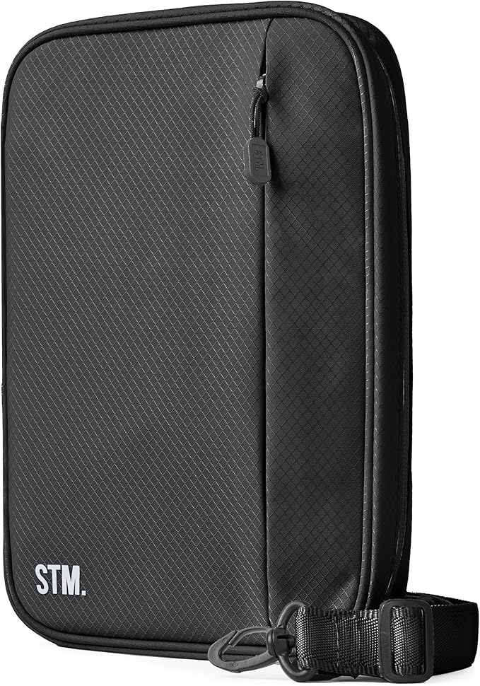 Scribbles That Matter - A5 Pencil Case Pouch + Journal Organizer - Large capacity Kawaii Pencil Pouch, Pen Case, Marker Case, Storage Journal Pouch Zippered Pocket Adjustable Shoulder Strap (7 x 10)