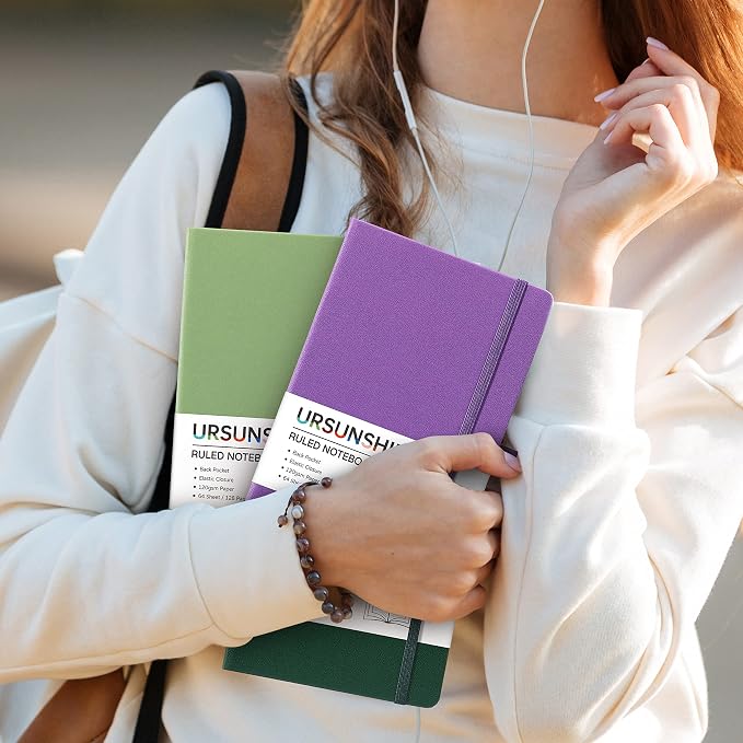 Ruled Notebook/Journal - Classic Lined Journal/Notebook, 5.3'' x 8.26''