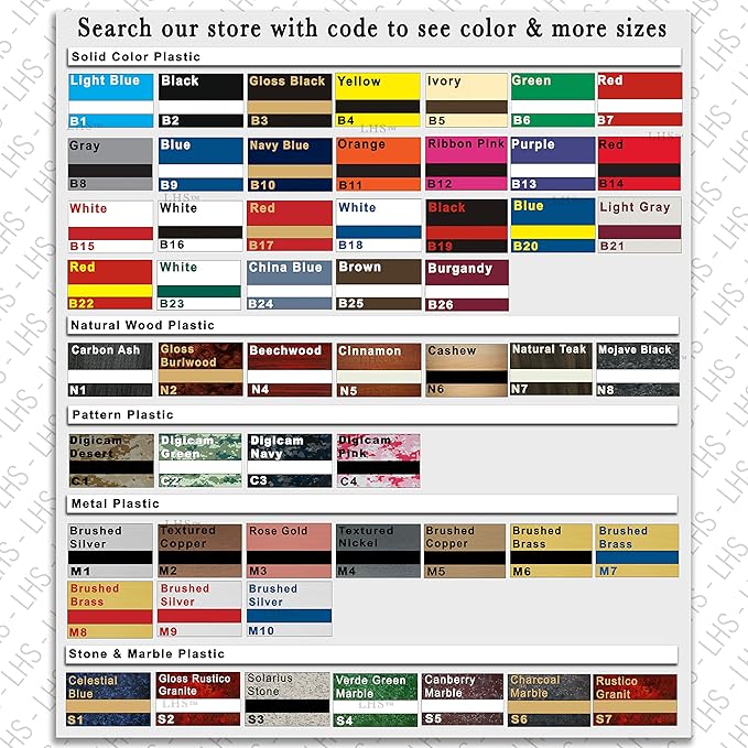 Personalized Name Plate with Choice of Mounting for Walls, Doors, Desk Holders, Cubicles, Hanging and More - Custom Purple Plastic White Letters - USA Made 2x8 - B13