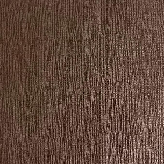 Portabella—12x12 Textured Cardstock | 80lb Textured Brown Scrapbook Paper | Premium Cardstock for Cricut Cutting | 25 Sheets