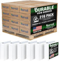 Samsill Durable 4 inch 3 Ring Binder, D Ring Binder, 100% Recycled Chipboard, White, Pallet of 216 Binders in 36 Cartons