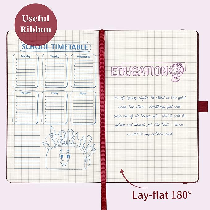 Graph Grid Paper Notebook/Journal - Classic Journal/Notebook, 5.3" x 8.26"