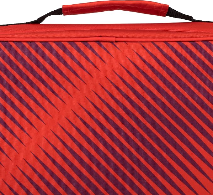 Five Star Zipper Binder, 2 Inch 3-Ring Binder with Round Rings, 5-Tab Expanding File, 380 Sheet Capacity, Fire Red (72538) (Pack of 4)