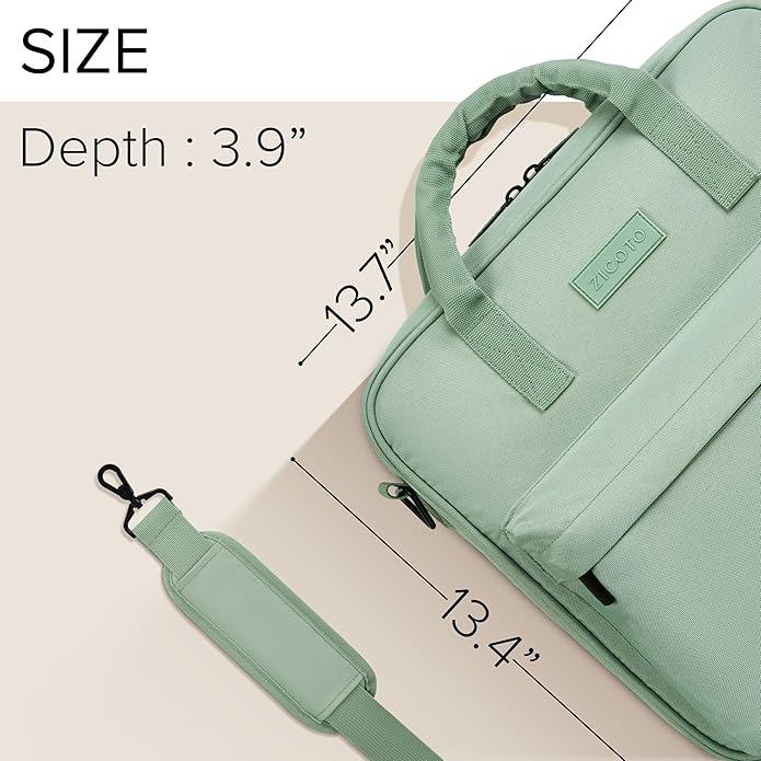 Sturdy 3 Ring Zipper Binder with Strap - 2" Binder with Pockets Holds 500 Sheets, Laptop & More - Durable & Easy to Carry