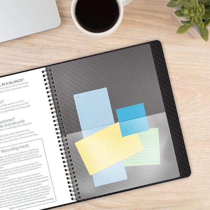 AT-A-GLANCE 2026 Planner, Monthly, 9” x 11”, Large, Contemporary, Charcoal (70260X4526)
