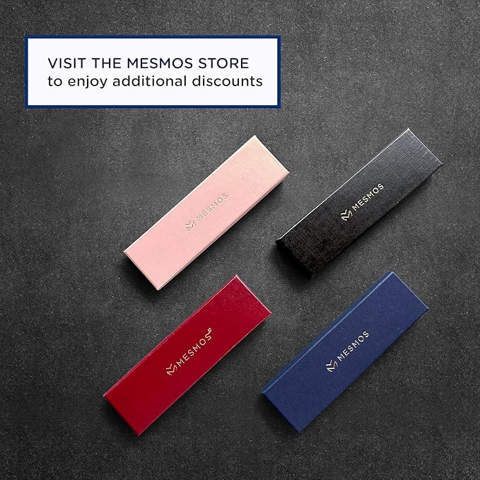 MESMOS Meaningful Sobriety Gifts for Men, 3pk Fancy Pen Set with German-Made Ink, Inspirational Pens, Proud of You Sober Gifts, Sober Affirmation Quote