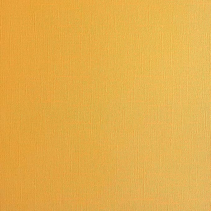 Beehive—12x12 Textured Cardstock | 80lb Textured Yellow Scrapbook Paper | Premium Cardstock for Cricut Cutting | 25 Sheets