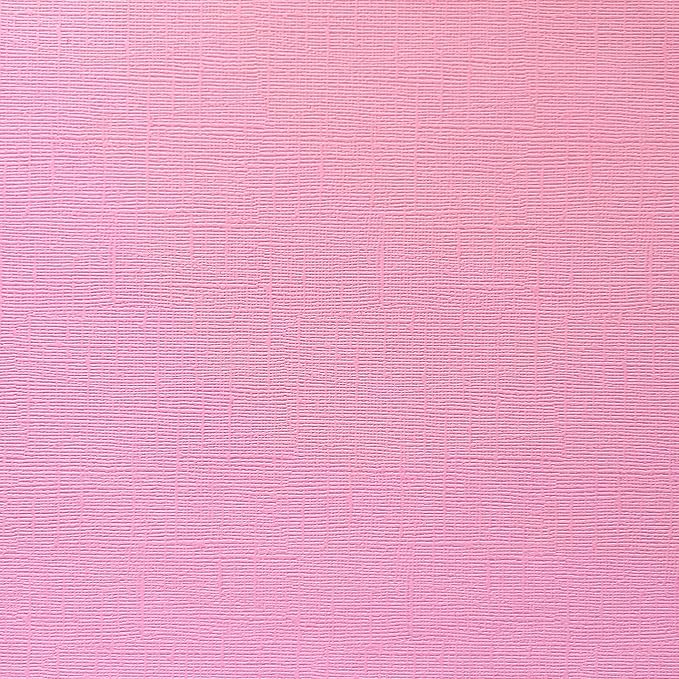 Princess Pink—12x12 Textured Cardstock | 80lb Textured Pink Scrapbook Paper | Premium Cardstock for Cricut Cutting | 25 Sheets