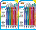 BIC Velocity Mechanical Pencils with Colored Leads, Medium Point (0.7 mm), Perfect for Drawing and Journaling (MV7CP61-AST), 6 Count (Pack of 2)