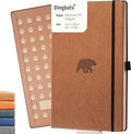 Dingbats* - Wildlife Dotted Extra Large A4 Notebook - PU Leather Hardcover Journal for Work, Writing - Pocket, Elastic Closure, Pen Holder, Bookmark