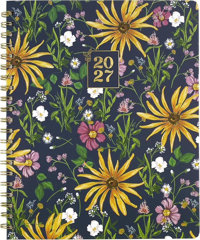 Mead Cambridge 2027 Planner, Weekly & Monthly, 8.5" x 11", Pen+Pillar, Wildflower (PP26-905-27)