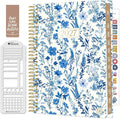 bloom daily planners 2027 Planner (January - December 2027) - Weekly & Monthly Softcover Planner for Women - Calendar Year Inspirational Agenda Book with Stickers - 5.5" x 8.25" - Blue & White Floral