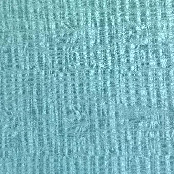 Sea Mist—12x12 Textured Cardstock | 80lb Textured Blue Scrapbook Paper | Premium Cardstock for Cricut Cutting | 25 Sheets