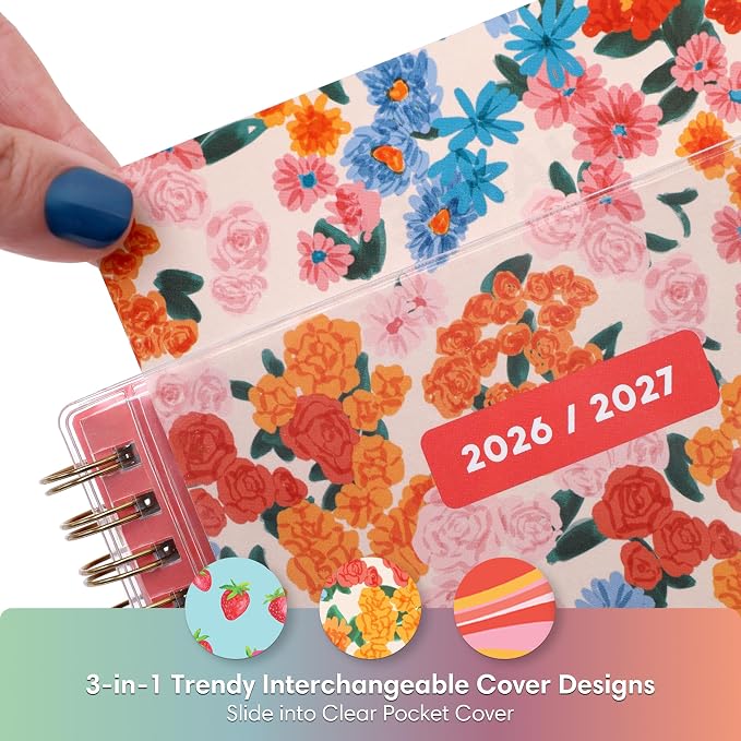 Blue Sky Gen Z 2026-2027 Weekly & Monthly Academic Planner, 5"x8", Gladys