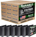 Samsill Durable 4 inch 3 Ring Binder, D Ring Binder, 100% Recycled Chipboard, Black, Pallet of 216 Binders in 36 Cartons
