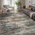 GENIMO Rugs for Bedroom-Washable 6x9 Area Rugs Lightweight Low Pile, Modern Printed Non-Slip Carpet for Living Room, Playroom, Dining Room, Office, Mystic Forest