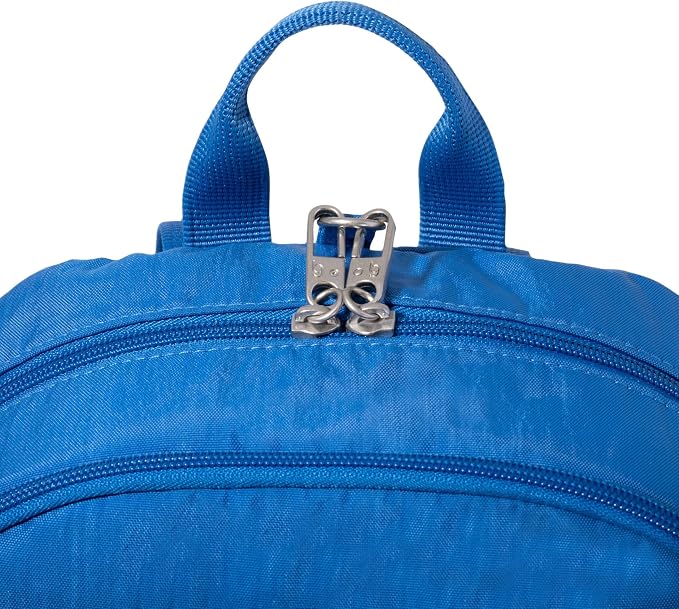 Securtex Anti-Theft Getaway Backpack - 9.4"x13"x5" Travel Safe Bag w/Locking Zippers, Slash-Resistant, RFID
