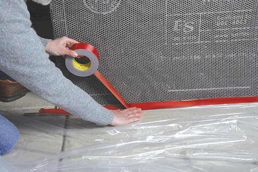 3M Outdoor Masking and Stucco Tape 5959, Red, 48 mm x 41.1 m, 12.0 mil | 1 Roll