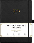 Vondafe 2027 Planner Weekly and Monthly, Jan. 2027 - Dec. 2027, 9" x 11"