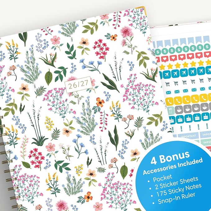 Blue Sky 2026-2027 Weekly & Monthly Academic Planner, 8.5"x11", Londonberry