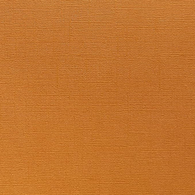 Apricot Jam—12x12 Textured Cardstock | 80lb Textured Orange Scrapbook Paper | Premium Cardstock for Cricut Cutting | 25 Sheets
