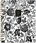 Mead Cambridge 2027 Planner, Weekly & Monthly, 8.5" x 11", Cherrywood Lane, Black Botanicals (CL22-905-27)