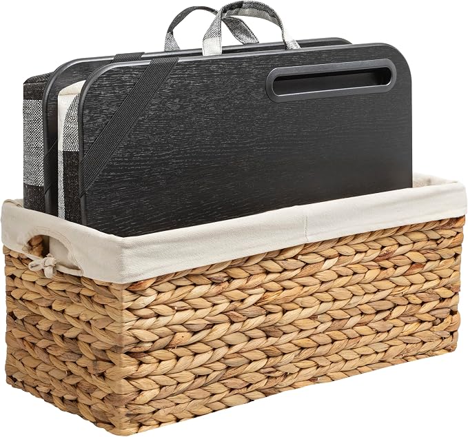 LAPGEAR Designer Lap Desk – Buffalo Check, 2-Pack with Storage Basket