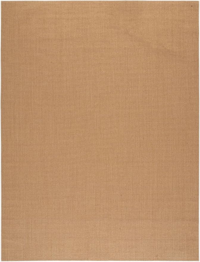Martha Stewart x SAFAVIEH Area Rug Collection - 9' x 12', Natural & White, Sisal & Jute, Farmhouse Style, Ideal for Living Room, Bedroom, Office, Dining Space (MSR9501H)